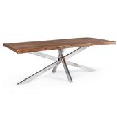 asztal fenyes ezust krom kozponti femlab natur fa asztallap etkezoasztal modern design loft etkezo butor formavivendi lakberendezes.jpg